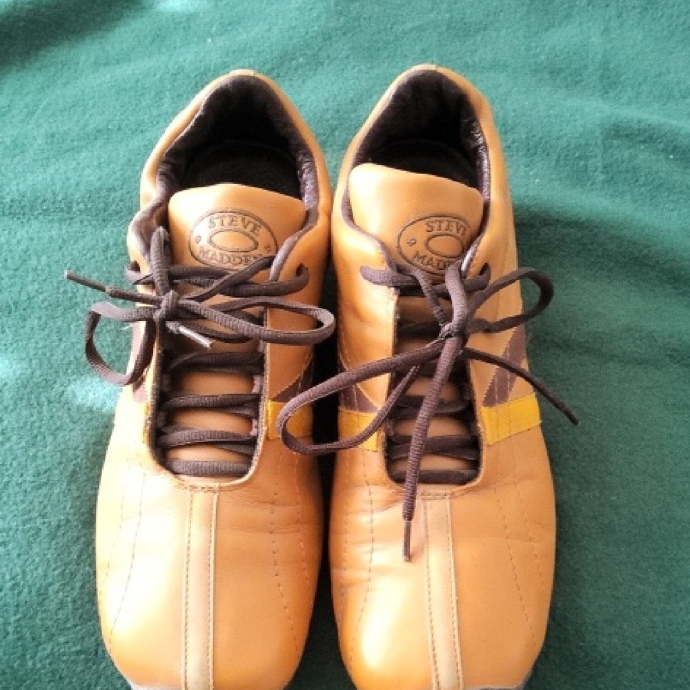 Steve Madden Men's Tan Leather Shoes